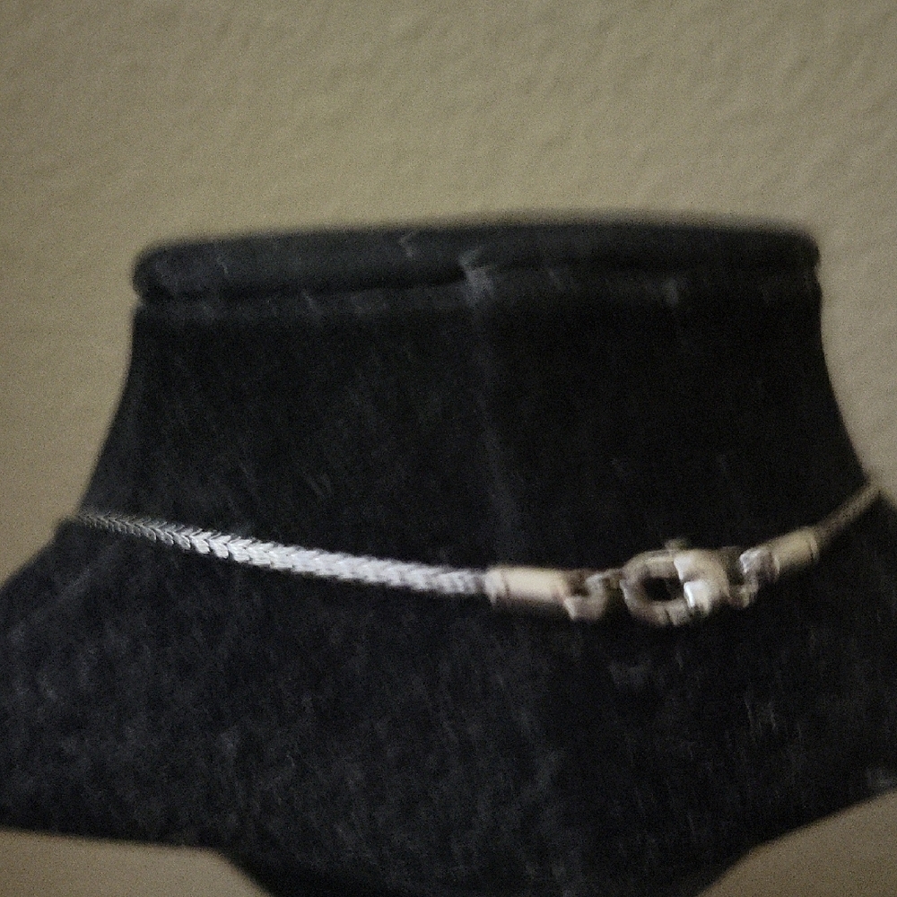 Brighton Silver Plated Necklace with Elegant Square Reversable Pendant $20 - Picture 4 of 12